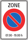 Signal de zone (variante)