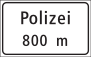 Panneau indiquant un centre de police